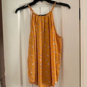 Yellow halter tank